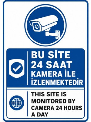 Ti Play 7/24 Kamera Sistemi Ile İZLENMEKTEDİR35X50CM Pvc Isg Levha