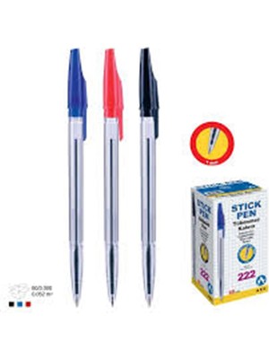 Ark 222 Tükenmez Kalem Mavi 50LI Paket