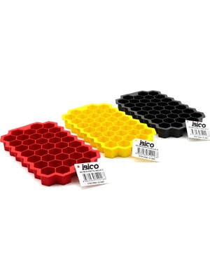 Ttt Mini Petek Buz Kalıbı - 38 Bölmeli - Silikon - Renkli