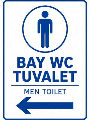 Ti Play Bay Wc Tuvalet 21X30CM Pvc Isg Levha