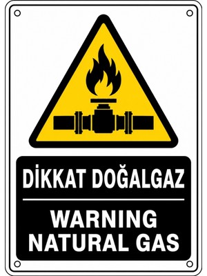 Ti Play Dikkat Doğalgaz 35X50CM Pvc Isg Levha