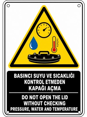 Ti Play Basıncı Suyu ve Sıcaklığı Kontrol Etmeden Kapağı Açma 21X30CM Pvc Isg Levha