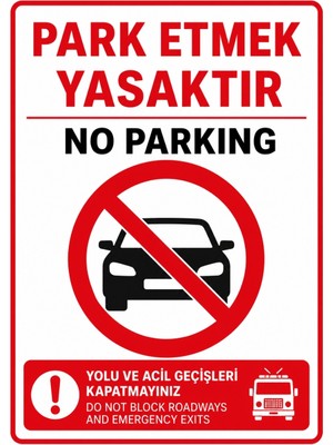 Ti Play Park Etmek Yasaktır 21X30CM Pvc Isg Levha