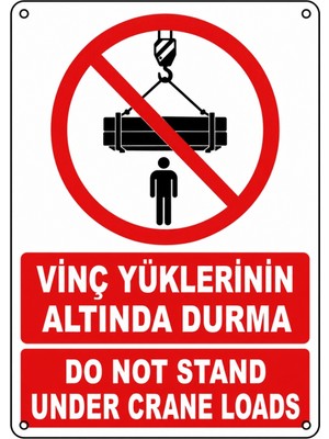 Ti Play Vinç Yüklerinin Altında Durma 35X50CM Pvc Isg Levha