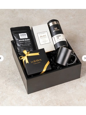 Hellobox Premium Kurumsal Tebrik Kutusu | Premium Termos Hediyesi Doğum Günü, Babalar Günü, Kurumsal Hediye, Sevgiliye ve Özel Gün Hediyesi