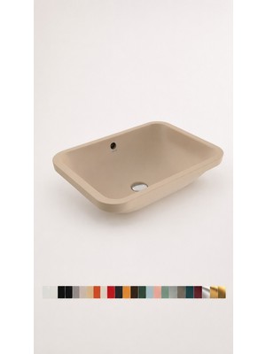 Bocchı SCALA TEZGAH ALTI LAVABO 55 CM -MAT KAŞMİR (1006-011-0125)