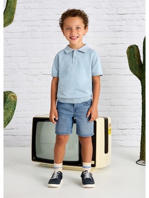 Kids House Mayoral Erkek Çocuk Denim Şort 0237