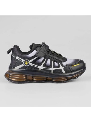 Vicco Kontra 346.F25K.249 Anatomik Taban Erkek Çocuk Spor Ayakkabı Siyah 32-37