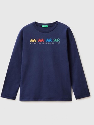 United Colors Of Benetton 3I1XC10A2 Uzun Kollu Erkek Çocuk T-Shirt