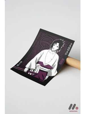 Modiwa Design Naruto Sasuke Uchiha Poster Yüksek Kalite Duvar Afişi - Anime Severlere Özel Hediye