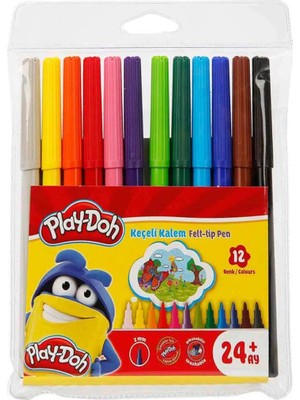 Aesco Play-Doh Keçeli Kalem 12 Renk