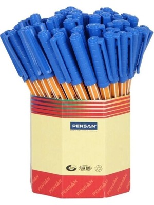Pensan 1010 Ofispen 1 mm Mavi Tükenmez Kalem 60'lı Kutu
