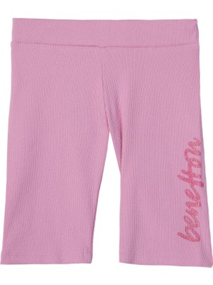 Mayoral Benetton Kız Çocuk Pembe Kısa Tayt