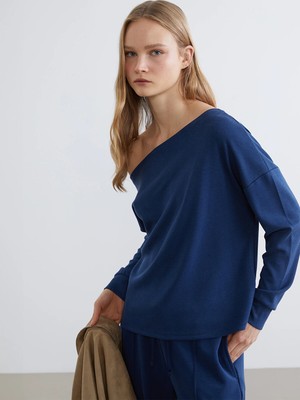 Lc Waikiki Yeni Sezon Kayık Yaka Kadın Sweatshirt