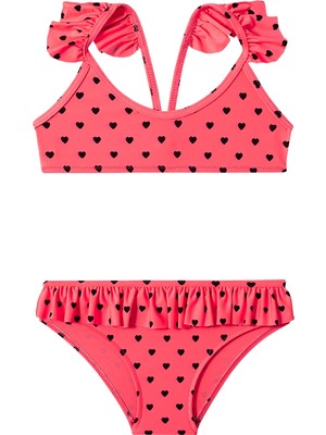 Panço Kız Çocuk Puantiyeli Bikini