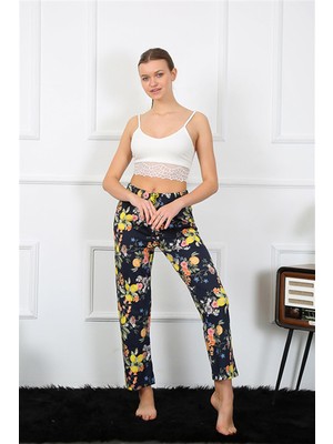Modi Moda Çizgi Kadın Pamuklu Alt Pijama 27463