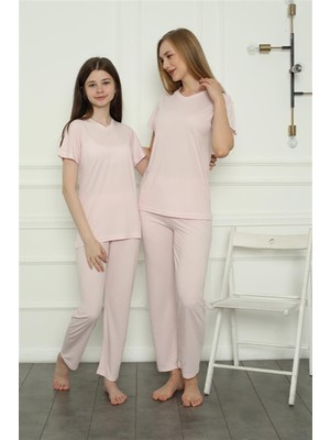 Modi Moda Çizgi Anne Kız Aile Penye Pijama Takım Ayrı Ayrı Satılır. Fiyatları Farklıdır 50107
