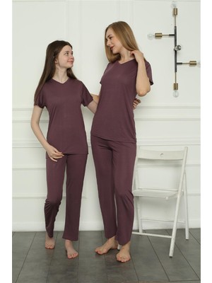 Modi Moda Çizgi Anne Kız Aile Penye Pijama Takım Ayrı Ayrı Satılır. Fiyatları Farklıdır 50106