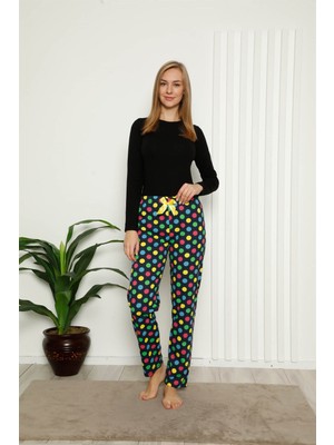 Modi Moda Çizgi Kadın Alt Pijama
