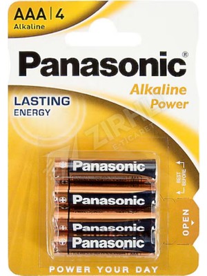5 Adet Panasonic Alkaline Power 4'lü Ince Pil