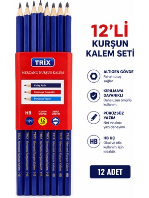 Trix Kurşun Kalem 12'li