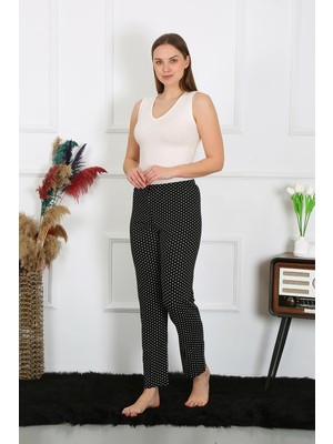Modi Moda Çizgi Kadın Pamuklu Tek Alt Pijama 27521