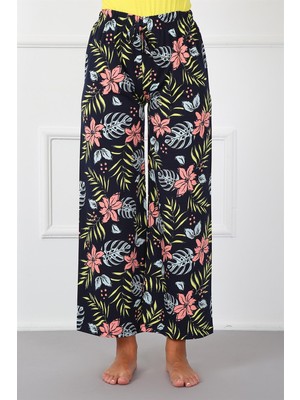 Modi Moda Çizgi Bayan Pamuk Tek Alt Pijama 210012