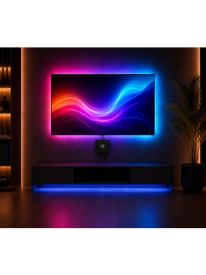 Cata şerit led CT-4557 RGB Mood Light – TV & Masa LED Şerit Seti