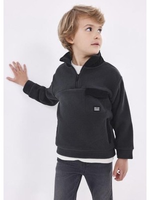 Mayoral Erkek Çocuk Koyu Gri Polar Sweatshirt