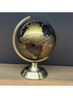 Ototechparca Metal Ayaklı Gold Dünya Küresi