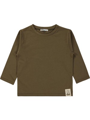 Civil Boys Basic Uzun Kol 2-5 Yaş Sweatshirt  - Haki