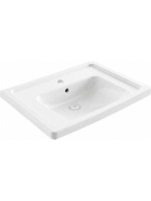 Bocchı TAORMINA PRO ETAJERLİ LAVABO 66 CM PARLAK BEYAZ (1007-001-0126)