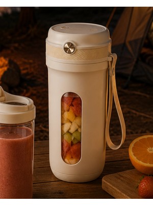 Ototechparca Kablosuz Taşınabilir Blender Güçlü Motorlu Meyve Sıkıcı ve Smoothie Hazırlayıcı