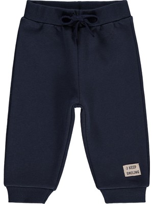 Civil Baby Keep Smiling Etiketli Basic 6-18 Ay Eşofman Altı - Lacivert