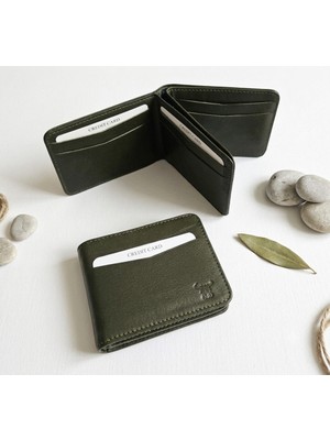 Passtell %100 Hakiki Deri Çift Yönlü Kağıt Para Bölmeli Mıknatıs Kapamalı Trend Model Erkek Cüzdan 10 cm En / Yükseklik 8 cm