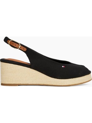Tommy Hilfiger Kadın Flag Mid Wedge Espad Slingback Sandalet FW0FW08595BDS