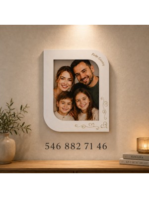 Saray Foto Özel Tasarımlı Ahşap Masa Çerçevesi-Kişiye Özel Fotoğraf Baskılı