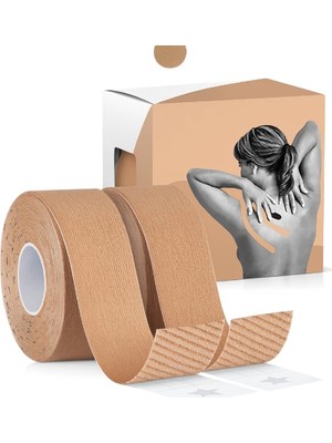 Ototechparca Kinezyo Ağrı Bandı 2.5 cm x 5 M Ten Rengi