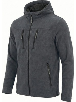 Ghassy Co. Tactical Army Erkek Polar Kapşonlu Ceket