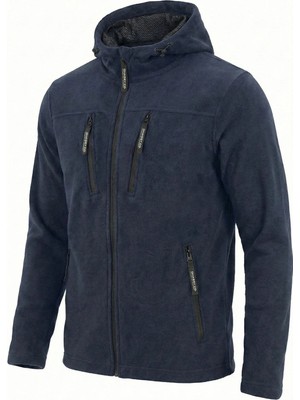 Ghassy Co. Tactical Army Erkek Polar Kapşonlu Ceket