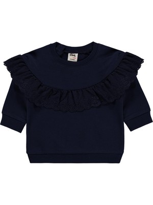 Civil Baby Fırfırlı Basic 6-18 Ay Sweatshirt