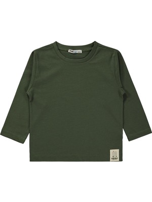 Civil Boys Basic Uzun Kol 2-5 Yaş Sweatshirt  - Haki