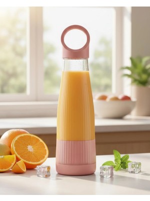 Ototechparca Taşınabilir Smoothie Blender 400 ml USB Şarjlı