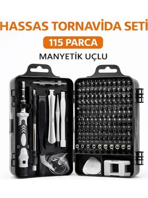 Ototechparca 115 Parça Manyetik Uçlu Hassas Tornavida Seti