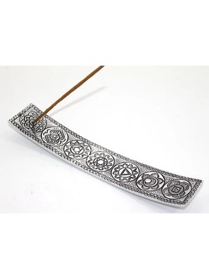 Ototechparca Metal Kayık 7 Çakra (Chakra) Tütsülük