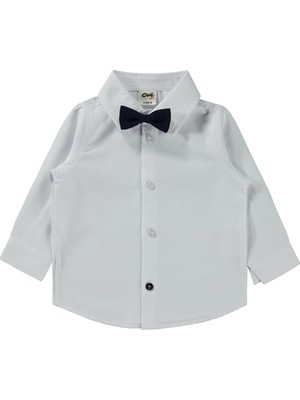 Civil Baby Papyonlu 6-18 Ay Gömlek - Beyaz