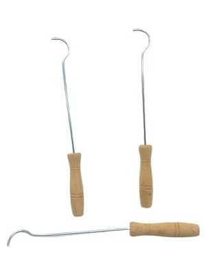 Ototechparca Metal Soba Kapak Açacağı - Ahşap Saplı - Güvenli Kullanım