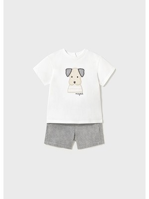 Kids House Mayoral Yazlık Erkek Bebek T-Shirt Şort 2'li Set