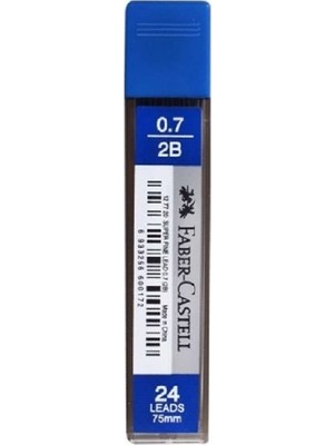Faber-Castell Faber Castell Süper Fine Min 2B 0.7 mm 12 Tüplük Kutu (75 mm)