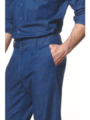 Liwali Yumuşak Dokulu Hafif Denim Pantolon